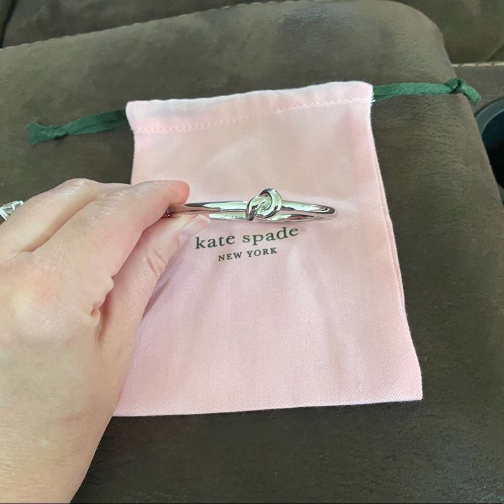 Authentic kate spade love knot bangle bracelet